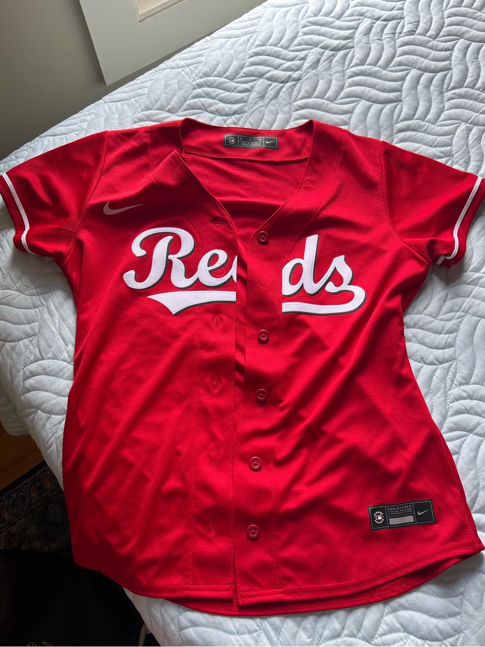 Cincinnati Reds Authentic Home Baseball Jersey Size Small